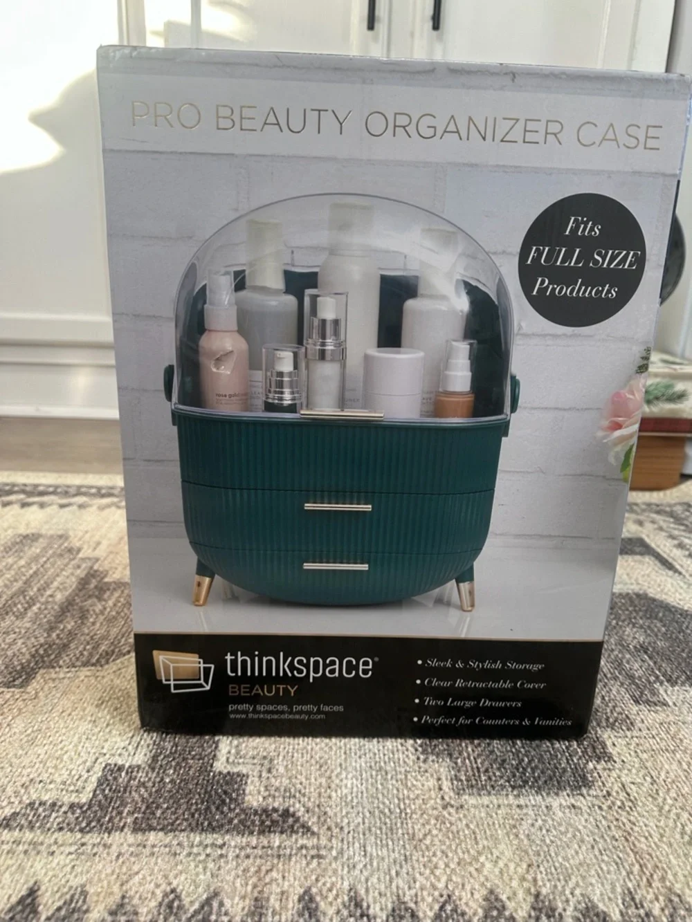New ThinkSpace Pro Beauty Organizer Case   New in box